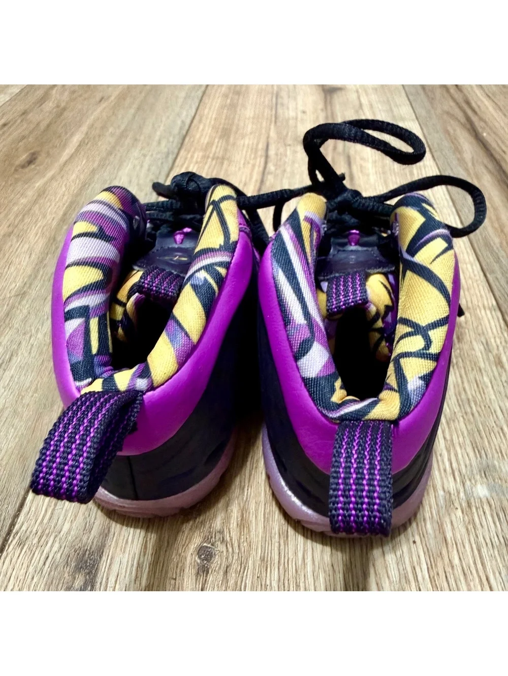 Nike Little Posite One DQ6213-500 Purple Pink Sneakers Shoes US Baby Toddler 7C